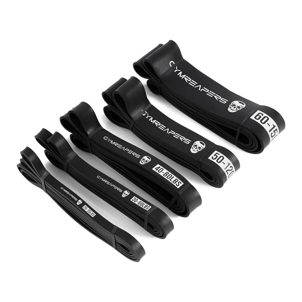 Gymreapers Pull up Resistance Bands for Weight Lifting, Pull Ups - Assistance Bands for Powerlifting, Stretching, WOD, Strength Training - for Men & Women