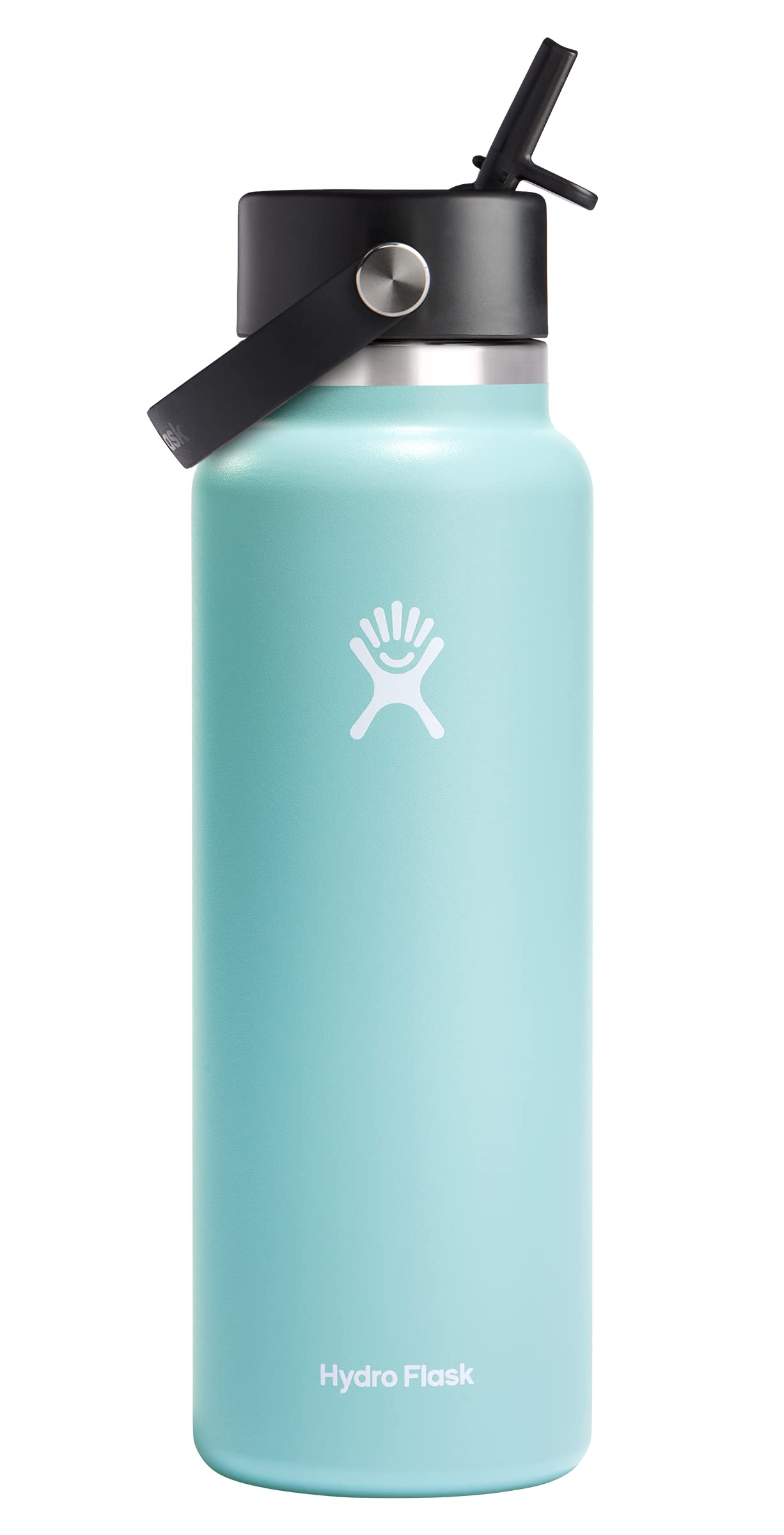 Hydro Flask 32 Oz Wide Flex Straw Cap Bottle - Insulated Stainless Steel - Wide Straw Lid, Non Spill, Leakproof in Jelly Pink
