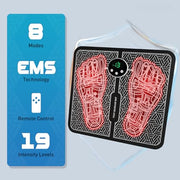 TENS & PMS,Transcutaneous Electronic Nerve Stimulator, EMS Foot Massage for Muscle Relaxation, LCD Display Screen