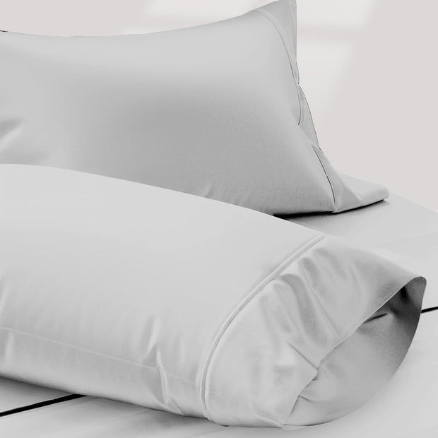 TEXAS LINEN CO. 100% Egyptian Cotton Sheets King Size Set - 1200 Thread Count Egyptian Cotton Luxury Sheets King Size, 17" Deep Pocket, Soft, Cooling Sateen Weave Hotel Quality Bedding Set - White