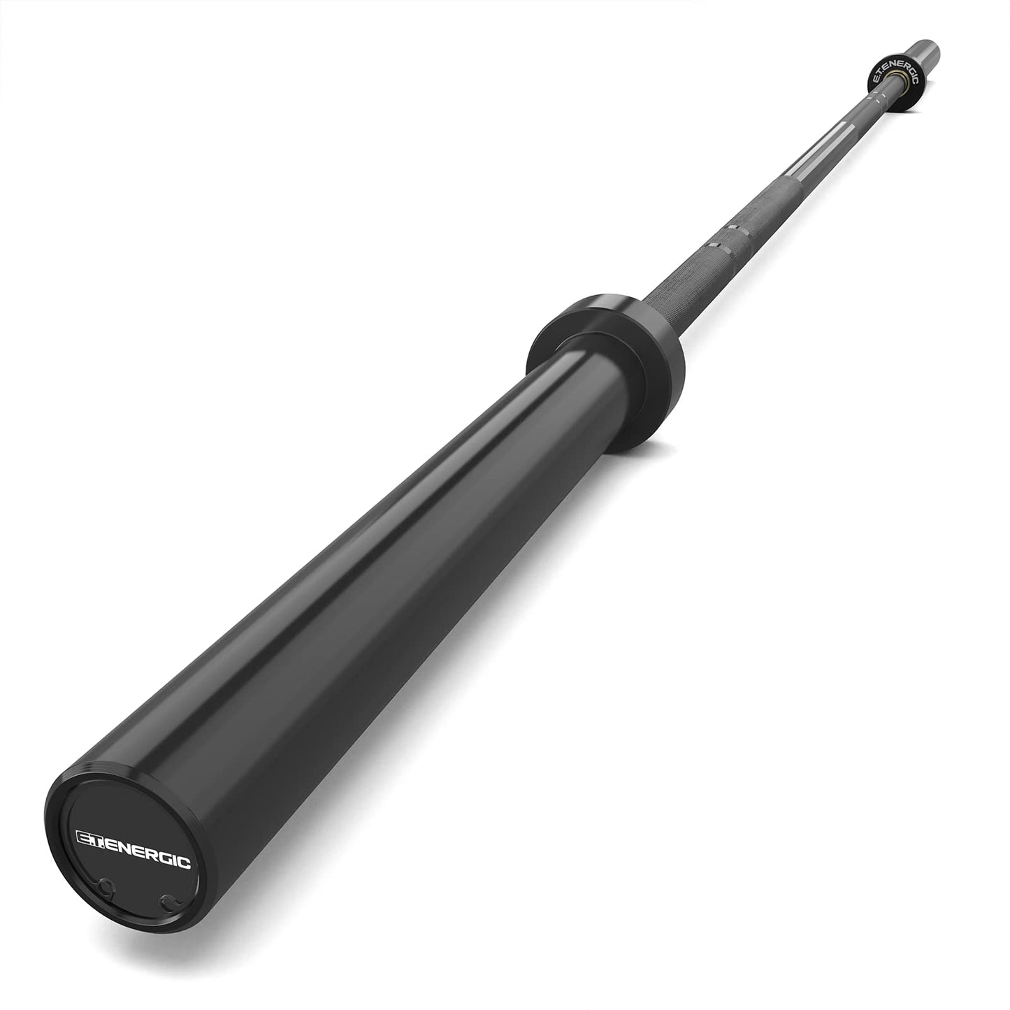 7ft Olympic Barbell 40LB Bar Load 700lbs Capacity Available Men's Barbell with Hard Chrome Sleeves for 2" Olympic Plates, 2 Inch Barbell Bar for Squats, Deadlifts, Presses, Rows and Curls