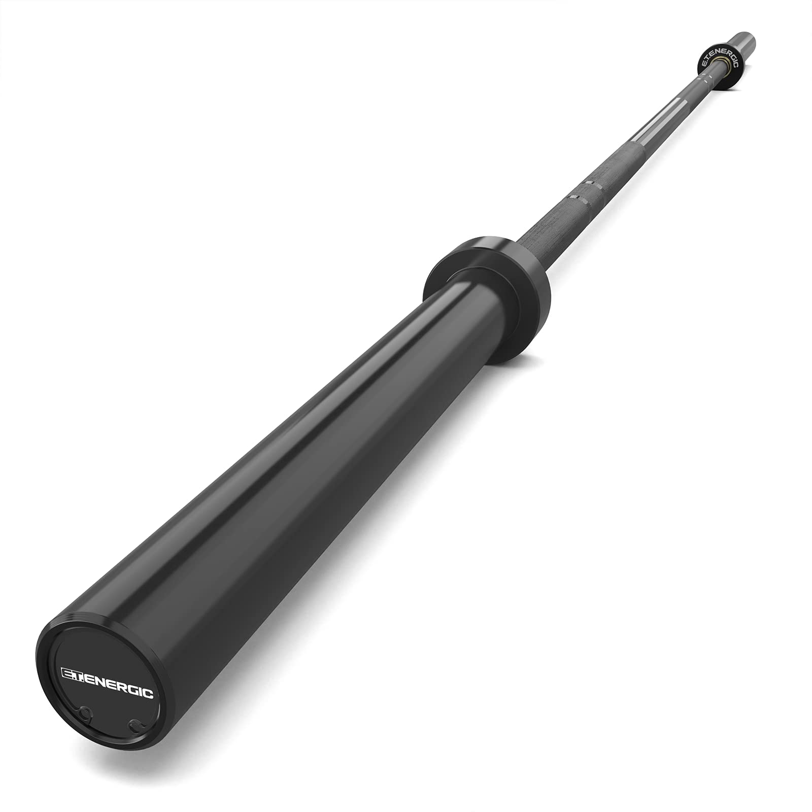 7ft Olympic Barbell 40LB Bar Load 700lbs Capacity Available Men's Barbell with Hard Chrome Sleeves for 2" Olympic Plates, 2 Inch Barbell Bar for Squats, Deadlifts, Presses, Rows and Curls