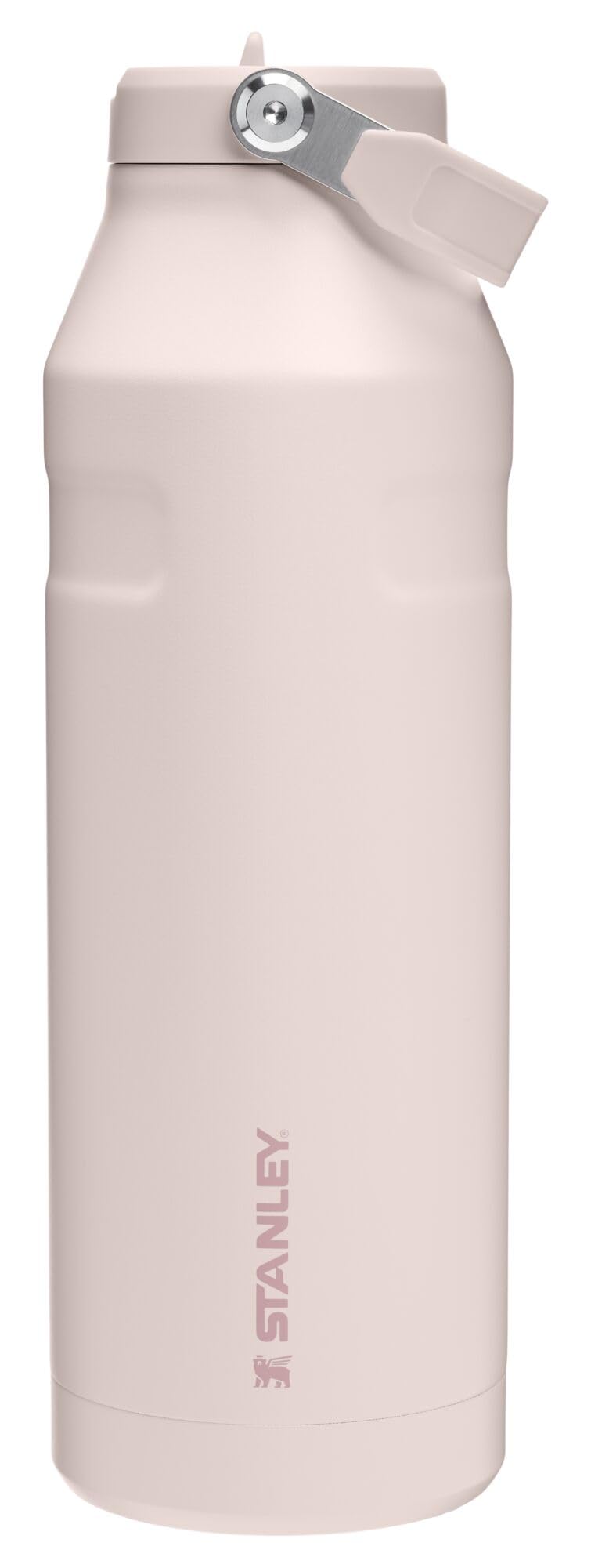 Stanley IceFlow Flip Straw 2.0 Water Bottle 24 oz | Built-In Straw for Travel and Sports | Lightweight and Leak Resistant | Insulated Stainless Steel | BPA-Free | Pink Mesa
