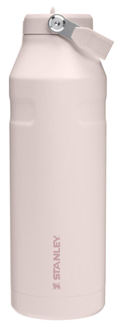 Stanley IceFlow Flip Straw 2.0 Water Bottle 24 oz | Built-In Straw for Travel and Sports | Lightweight and Leak Resistant | Insulated Stainless Steel | BPA-Free | Pink Mesa