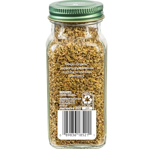 Simply Organic Oregano, .75 oz