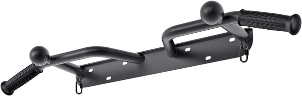 SELEWARE Heavy Duty Wall Mounted Doorway Pull Up Bar Fully Welded Multifunctional Chin Up Bar with Resistance Band Hooks & Ball Finger Training, 500LB Capacity Support Beam or Joist Mount