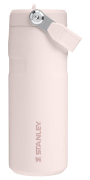 Stanley IceFlow Flip Straw 2.0 Water Bottle 24 oz | Built-In Straw for Travel and Sports | Lightweight and Leak Resistant | Insulated Stainless Steel | BPA-Free | Pink Mesa