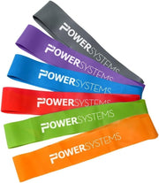 Power Systems Resistance Bands – Commercial Grade Exercise Loop Bands Kit for Working Out, Elastic Bands for Physical Therapy, Strength, Fitness Training at Home or Gym