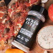 Wicked Cutz Italian Parmesan Grill Seasoning Set, 2 Pack of Grilling Spices, Jerky Seasoning, Low Sodium & Gluten Free Spices & Seasonings