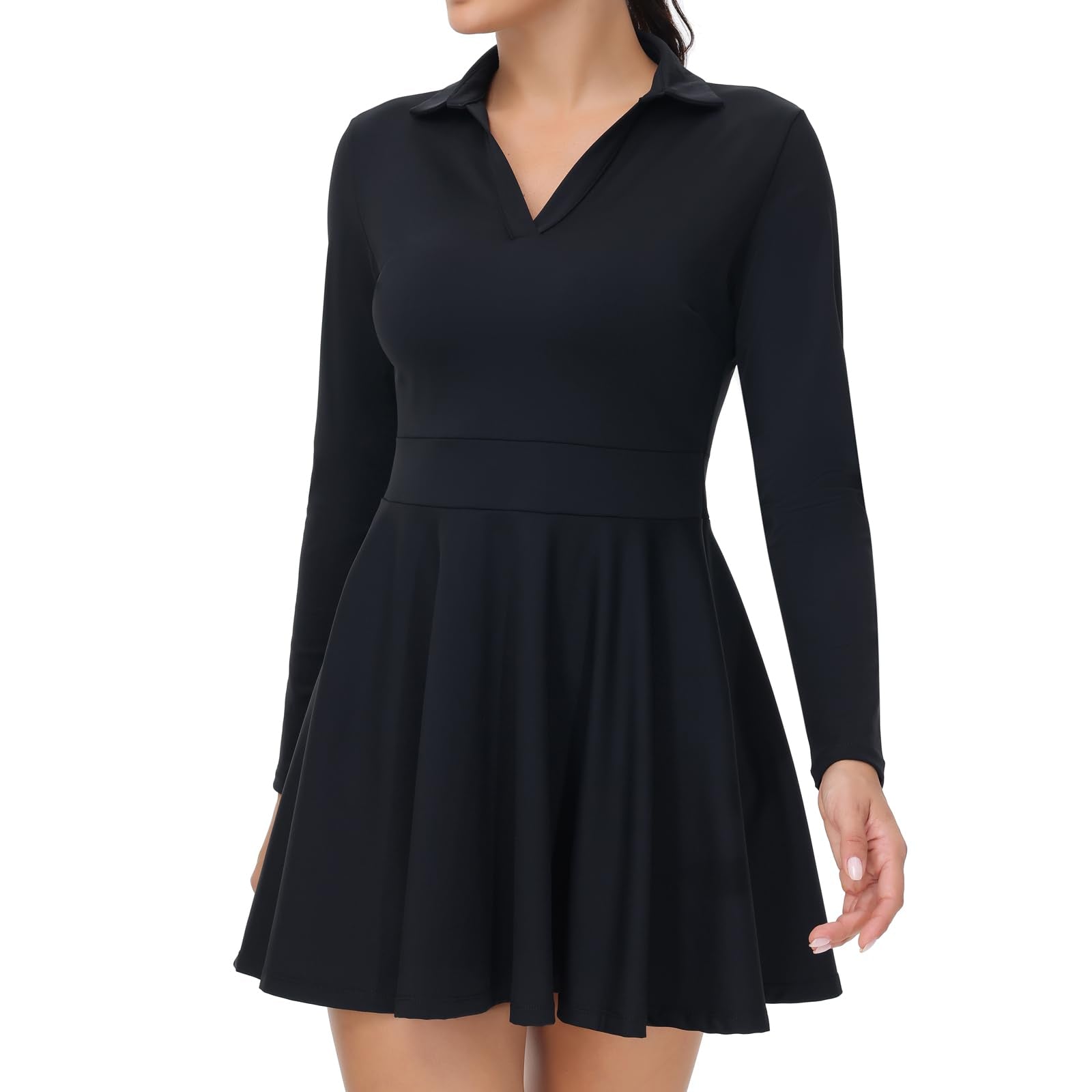 Cute Golf Tennis Dress Workout Athletic Dresses for Women with Shorts Pockets 2 Piece Sets Outfits Summer Clothes