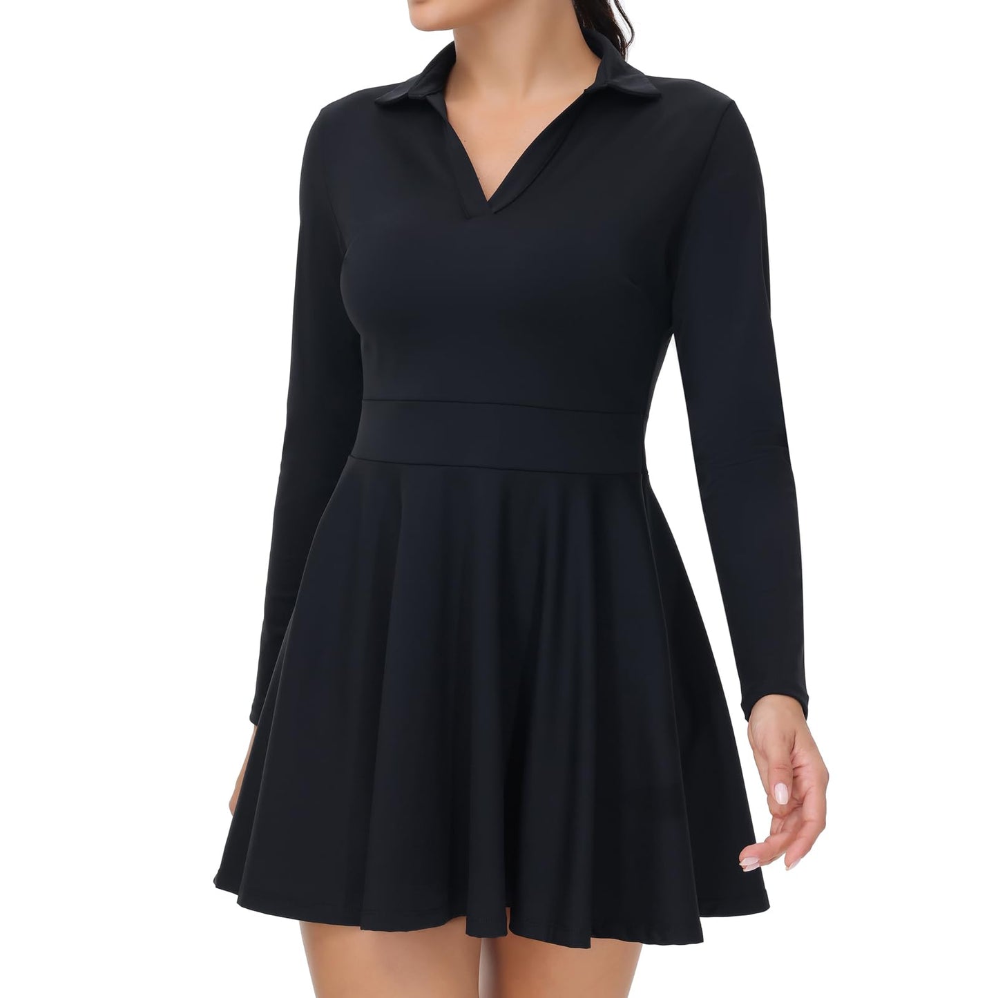 Cute Golf Tennis Dress Workout Athletic Dresses for Women with Shorts Pockets 2 Piece Sets Outfits Summer Clothes