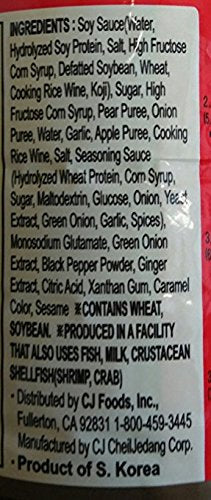 [ 2 Packs ] CJ Korean BBQ Sauce, Kalbi, 29.63-Ounce Bottle for Ribs