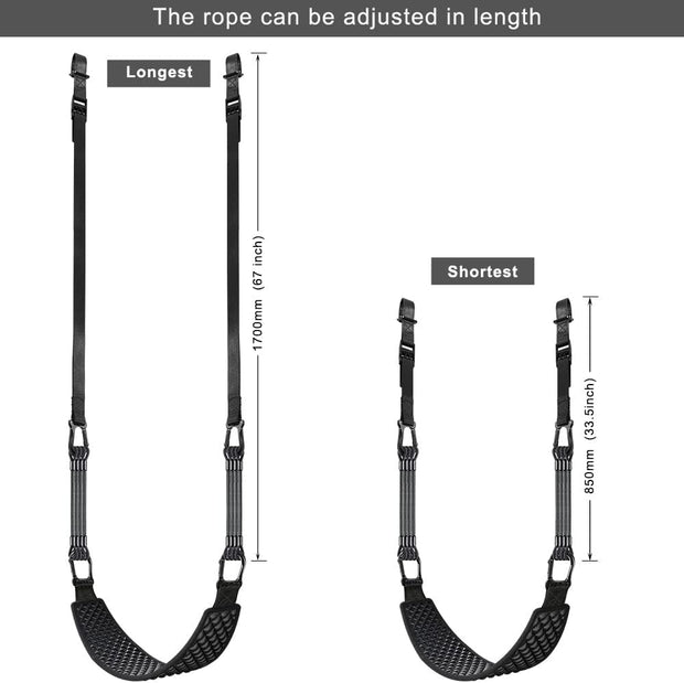 Kipika Heavy Duty Wall Mounted Doorway Pull Up Bar, Multifunctional Chin Up Bar, Portable Fitness Door Bar, Body Workout Home Gym System