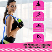 Ponydash Jump Rope, Jump Ropes for Kids, 2 Pack Kids Jump Rope Lightweight &Adjustable &Durable jumping rope for Fitness-Speed Jump Rope for Women Men Youth, Foam Grips Handles for, Workout