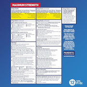 Mucinex Maximum Strength Fast-Max Cold & Flu and Nightshift, All-in-One Multi Symptom Relief Liquid, 6 Fl Oz - 2 Count (Pack of 1)