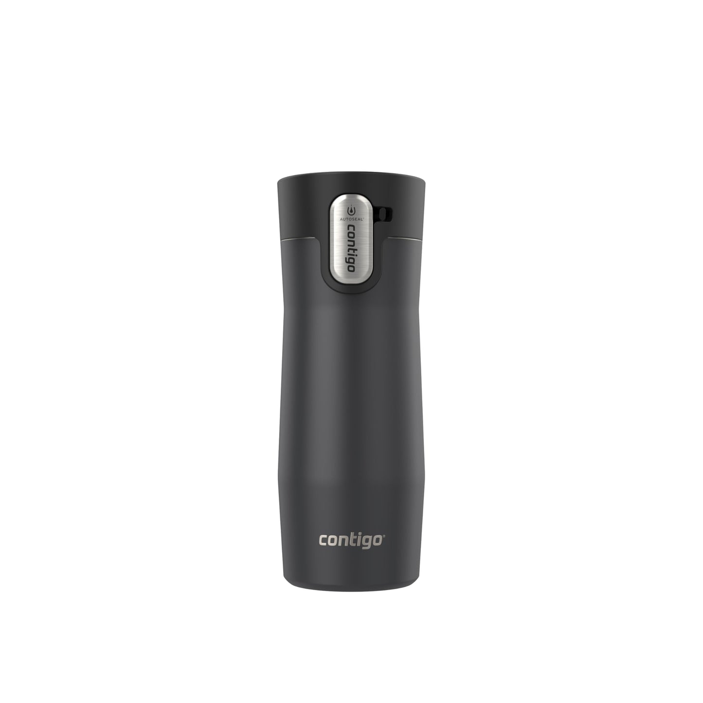 Contigo West Loop Stainless Steel Travel Mug with AUTOSEAL Lid, 16oz., Stainless Steel/Black