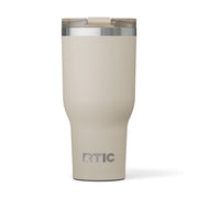 RTIC 30oz Essential Tumbler with Lid, Insulated, Stainless Steel, Metal, Double Wall Vacuum-Insulation, Ceramic Lined, Travel Cup for Iced Coffee, Tea, Hot and Cold Drink, Graphite