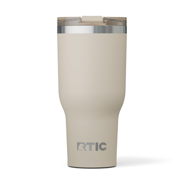 RTIC 30oz Essential Tumbler with Lid, Insulated, Stainless Steel, Metal, Double Wall Vacuum-Insulation, Ceramic Lined, Travel Cup for Iced Coffee, Tea, Hot and Cold Drink, Graphite