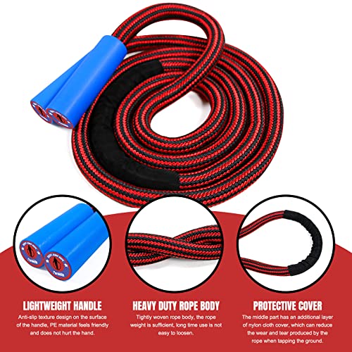 Weighted Jump Ropes with 360 Degree Rotation Handle.1 Inch 2.7LB/3LB Heavy Jump Rope for Men and Women,Jump Ropes for Fitness