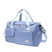 Small Gym Bag for Women, Travel Duffle Bag Carry On Weekender Bag with Shoe Compartment