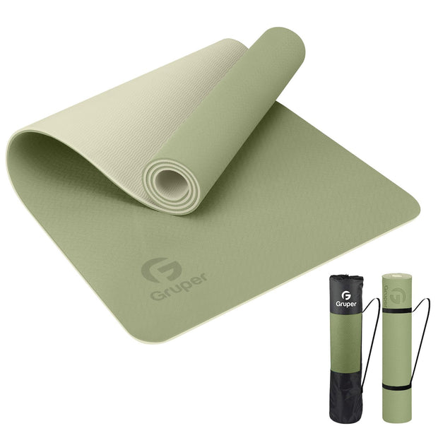 Yoga Mat Non Slip, Eco Friendly Fitness Exercise Mat with Carrying Strap,Pro Yoga Mats for Women,Workout Mats for Home, Pilates and Floor Exercises