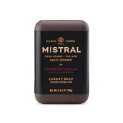 Mistral Cedarwood Marine Luxury Bar Soap for Men | Men’s Natural Soap Bar | Paraben, Phthalates Free | Moisturizing & Triple-Milled Natural Soap for Men - Made in France | Large, 8.8 oz