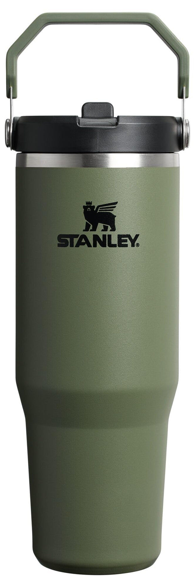 Stanley IceFlow 2.0 Flip Straw Tumbler with Handle 30 oz | Twist On Lid and Flip Up Straw | Leakproof Water Bottle | Insulated Stainless Steel | BPA-Free | Prickly Pear