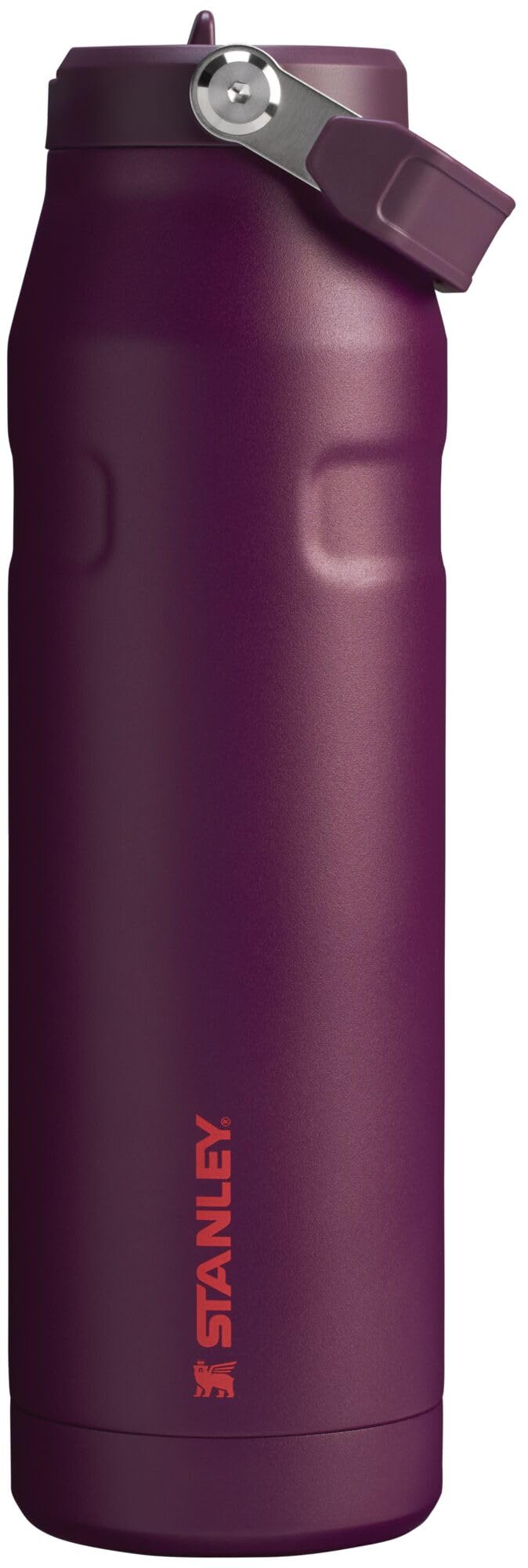 Stanley IceFlow Flip Straw 2.0 Water Bottle 24 oz | Built-In Straw for Travel and Sports | Lightweight and Leak Resistant | Insulated Stainless Steel | BPA-Free | Pink Mesa