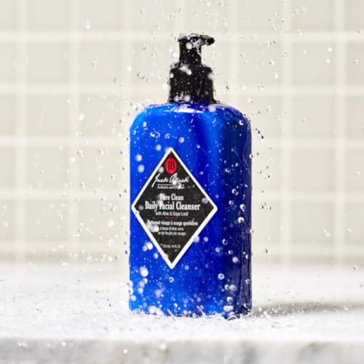 Jack Black Pure Clean Daily Facial Cleanser for Men - Mens Face Wash, Jack Black Face Wash Men's, Face Wash for Men, Face Cleanser for Men, 2-in-1 Mens Facial Cleanser & Toner, Gifts for Men