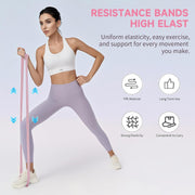 Pilates Essential Kit - Portable Fitness Equipment - with Toning Pilates Ring & Long Resistance Bands & Loop Bands & Soft Ball & Grip Socks
