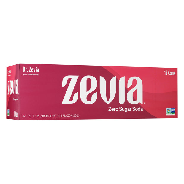Zevia Zero Calorie Soda, Mountain Zevia, 12 Ounce Cans (Pack of 6)