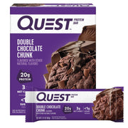 Quest Nutrition White Chocolate Raspberry Protein Bars, 20g Protein, 1g Sugar, 5g Net Carb, High Fiber, Gluten Free, Keto Friendly, 4 Count