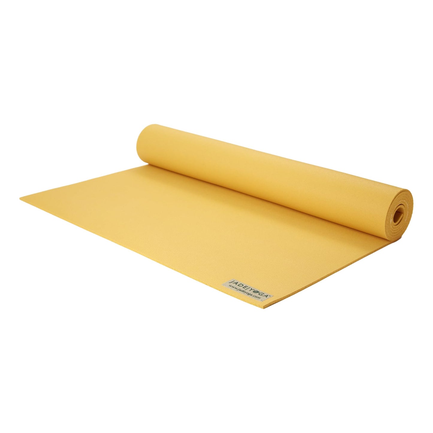 JadeYoga Harmony Yoga Mat - Durable & Thick Gym Fitness Mat, Non-Slip Natural Rubber Yoga Mat - Home Exercise & Stretching Mat, Workout Mat - Yoga, Pilates & Meditation for Women & Men