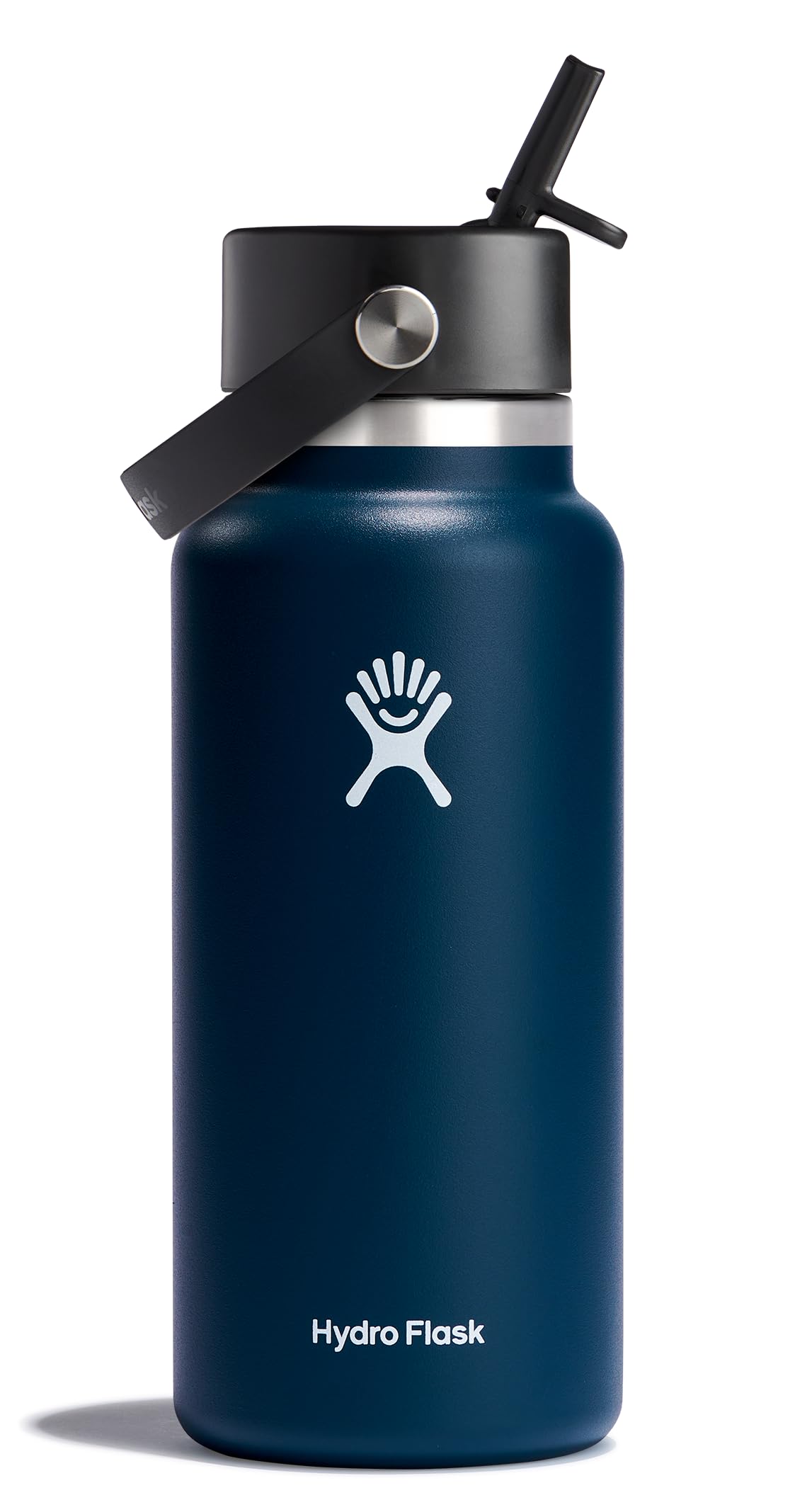 Hydro Flask 32 Oz Wide Flex Straw Cap Bottle - Insulated Stainless Steel - Wide Straw Lid, Non Spill, Leakproof in Jelly Pink