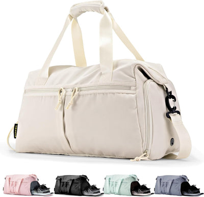 Weekender Duffel Bag with Shoe Compartment And Wet Pocket-Luggage Everyday Overnight Bag for Men and Women Travel-Carry On Gym Bag