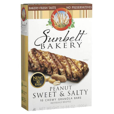 Sunbelt Bakery Sweet & Salty Peanut Granola Bars 10.56 oz Boxes - Single Pack