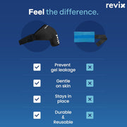 REVIX Shoulder Ice Pack Wrap for Rotator Cuff and Arm, Reusable Gel Cold Wrap with Compression for Targeted Area, Soothing Discomfort & Fatigue, Easy to Put On & Take Off, Flexible Fit for Men & Women