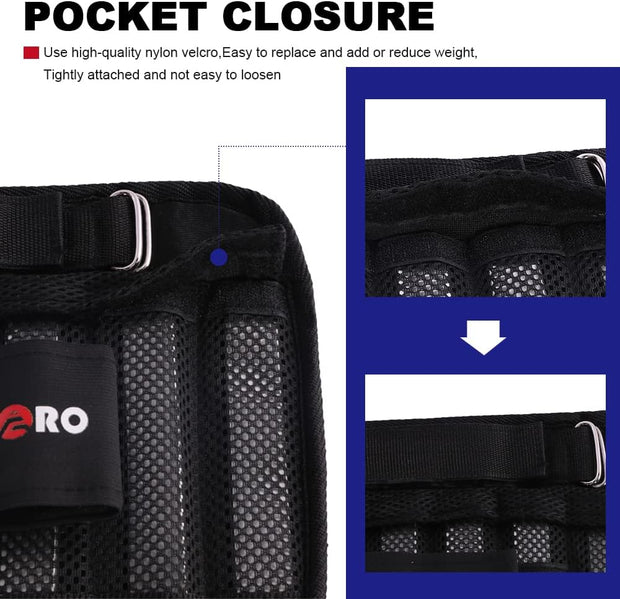 Wrist Arm Weights, Adjustable Wrist Weights, Removable Wrist Ankle Weights for Men Women, for Fitness, Walking, Jogging, Workout, Running, 1Pair 2 Pack