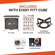 New Image Unisex's FITT Cube Total Body Workout, High Intensity Interval Training Machine, Accent Color Varies