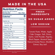 Yo Mama's Foods Keto Hickory BBQ Sauce – (Pack of 3) - Vegan, No Sugar Added, Low Carb, Low Sodium, Gluten Free, Paleo, and Made with Whole Non-GMO Tomatoes!