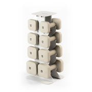 SafeGrip Dumbbells, Anti-Slip, Anti-Roll, Thick Handles, Free Weights, Square Dumbbells for Secure Workouts at Home, Weightlifting, and Personal Training