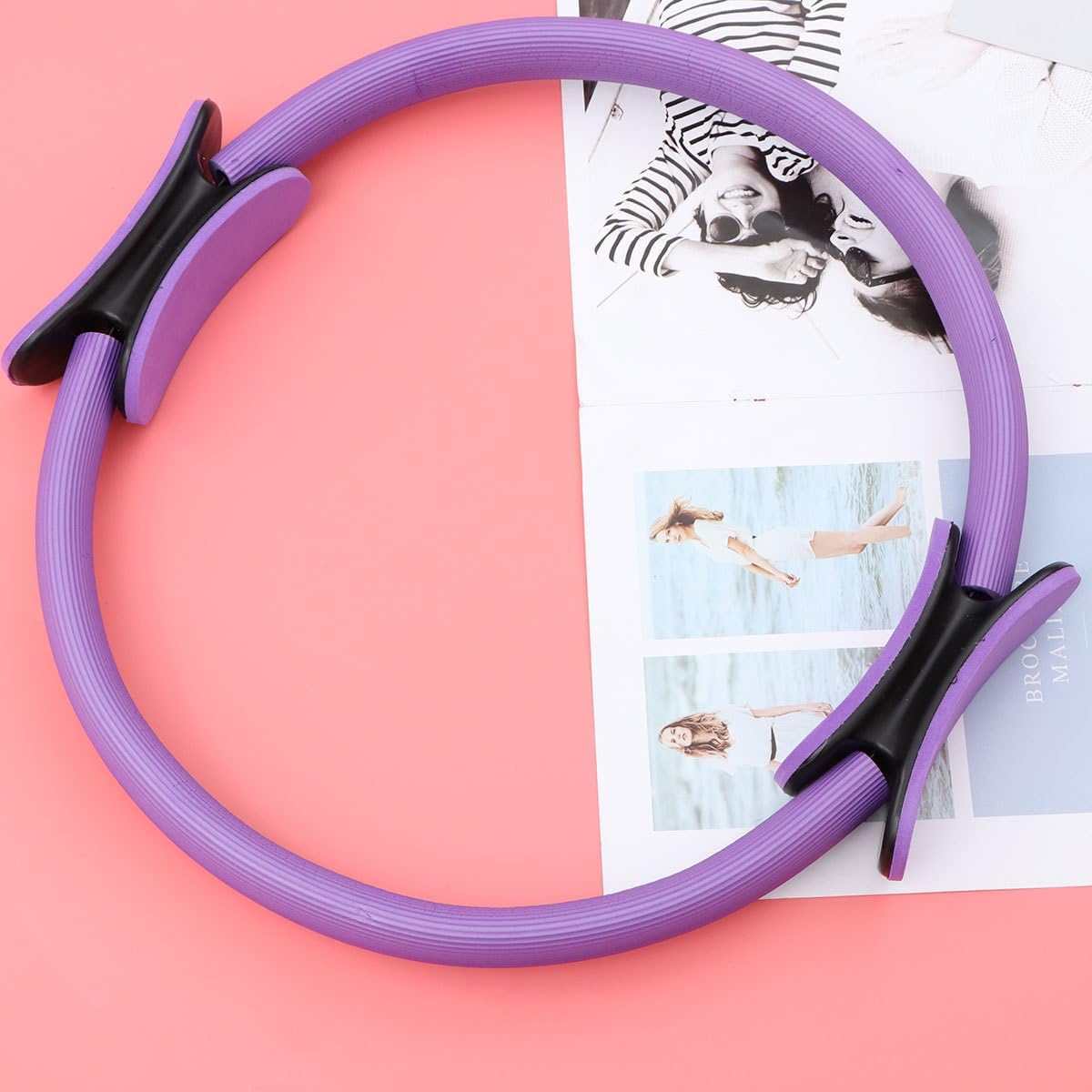 Happyyami 1pc Resistance Training Exercise Circle Exercise Fitness Circle Toning Ring Yoga Pilates Circle Thigh