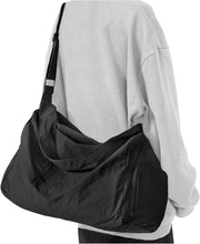 Small Gym Bag with Shoe Compartment, Workout Sport Duffle Bag for Women Travel, Waterproof Shoulder Overnight Bags Lightweight Carry on Tote Bags for Swim, Yoga, Dance