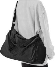 Small Gym Bag with Shoe Compartment, Workout Sport Duffle Bag for Women Travel, Waterproof Shoulder Overnight Bags Lightweight Carry on Tote Bags for Swim, Yoga, Dance