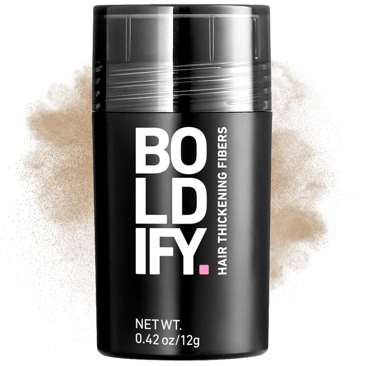 BOLDIFY Hair Fibers (12g) - Fill In Thinning and Fine Hair for an Instantly Fuller, Thicker Look - 14 Shades for Women & Men - Dark Brown