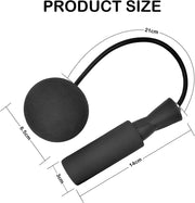 Jump Rope Ropeless Skipping Rope for Fitness Training Exercise, Adjustable Weighted Cordless Jump Rope for Men Women Kids