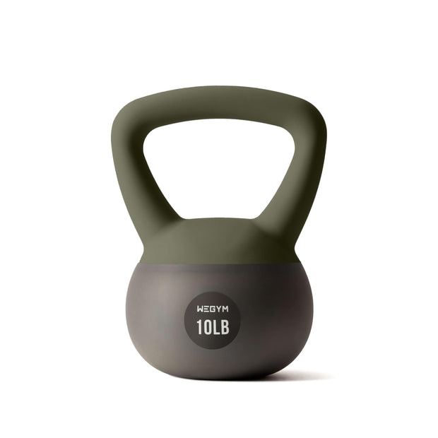 Soft Kettlebells with Cushioned Impact-Resistant Base and Anti-Slip, Wide-Grip Handle for Home Workouts, Weightlifting, and Full Body Strength Training