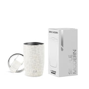 Simple Modern Travel Coffee Mug Tumbler with Flip Lid | Reusable Insulated Stainless Steel Cold Brew Iced Coffee Cup Thermos | Gifts for Women Men Him Her | Voyager Collection | 12oz | Almond Birch
