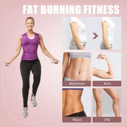 Jump Rope for Women & Men Adjustable Length Cotton Skipping Rope for Adults & Kids Workout Equipment for Weight Loss, Cardio, Boxing & Fitness Suitable for Home, Gym & School Use