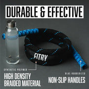 Weighted Jump Rope - 2.9lbs, 9.9 Feet Long Jump Ropes for Fitness, Home Workout Rope, Skipping Rope for Exercise, Total Body Workout Equipment, Durable Jumping Rope by Fitby